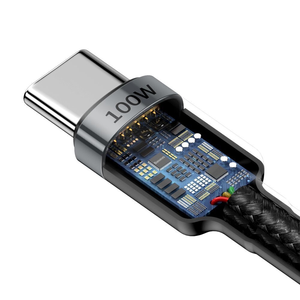 Baseus USB Puhelinkaapeli Typ C PD 2.0 100W 20V 5A (CATKLF-ALG1) hinta ja tiedot | Puhelinkaapelit | hobbyhall.fi