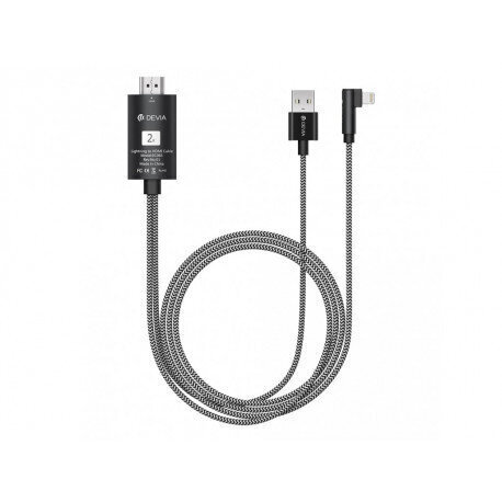 Kaapeli Devia Storm, HDMI - USB - Lightning, 2m hinta ja tiedot | Puhelinkaapelit | hobbyhall.fi