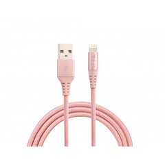 Kaapeli Tellur USB / Lightning, 1m, pinkki / kultainen hinta ja tiedot | Puhelinkaapelit | hobbyhall.fi