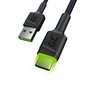 Green Cell KABGC13, USB - USB-C, 2m hinta ja tiedot | Puhelinkaapelit | hobbyhall.fi