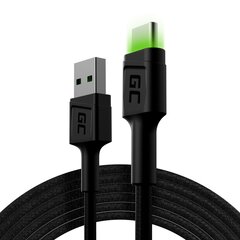 Green Cell KABGC13, USB - USB-C, 2m hinta ja tiedot | Puhelinkaapelit | hobbyhall.fi