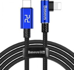 Base MVP kyynärpää USB Type C / Lightning kaapeli PD 18W 1m, sininen CATLMVP-A03 hinta ja tiedot | Puhelinkaapelit | hobbyhall.fi