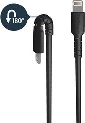 STARTCH 1m USB Lightning Cable musta hinta ja tiedot | Puhelinkaapelit | hobbyhall.fi