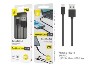 OnePlus USB-mikro-USB 2m 2A hinta ja tiedot | OnePlus Puhelimet, älylaitteet ja kamerat | hobbyhall.fi