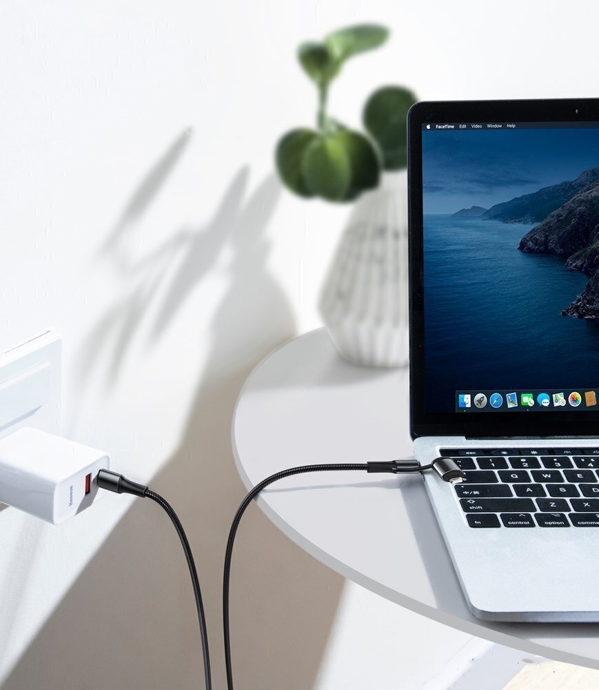 Baseus USB Type C PD - USB Typ C, 1 m hinta ja tiedot | Puhelinkaapelit | hobbyhall.fi