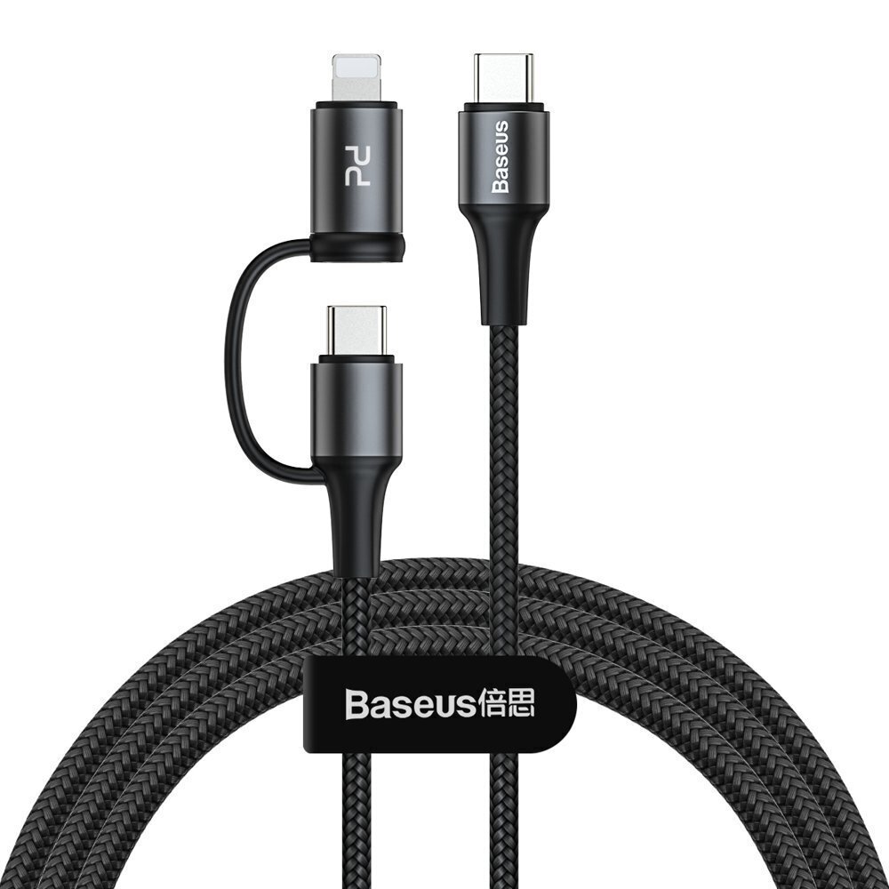 Baseus USB Type C PD - USB Typ C, 1 m hinta ja tiedot | Puhelinkaapelit | hobbyhall.fi