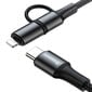 Baseus USB Type C PD - USB Typ C, 1 m hinta ja tiedot | Puhelinkaapelit | hobbyhall.fi