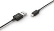 Satelliitti Natec Lightning M-> USB-A M 1,5 m musta hinta ja tiedot | Puhelinkaapelit | hobbyhall.fi