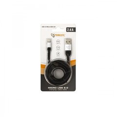 Sbox USB-MICRO-24A, USB-MicroUSB, 1,5 m hinta ja tiedot | Puhelinkaapelit | hobbyhall.fi