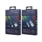 Remax kaapeli Durable Nylon Braided, USB - Lightning, 1 m, musta hinta ja tiedot | Puhelinkaapelit | hobbyhall.fi