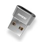 Dudao adapteri USB Type-C USB-sovitin musta (L16AC musta) hinta ja tiedot | Puhelinkaapelit | hobbyhall.fi