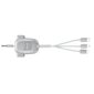 Dudao 3in1 USB - micro USB / Lightning / USB Type C, 110 cm hinta ja tiedot | Puhelinkaapelit | hobbyhall.fi