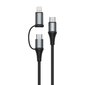 Dudao USB Type C PD - USB Type C, 1 m hinta ja tiedot | Puhelinkaapelit | hobbyhall.fi