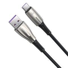 Kaapeli Baseus Water Drop USB - USB Type C, 66 W (11 V / 6 A) Huawei SCP, 2 m (CATSD-N01) hinta ja tiedot | Puhelinkaapelit | hobbyhall.fi