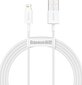 Baseus Lightning - USB Type A CALYS -B02, 1,5 m kaapeli hinta ja tiedot | Puhelinkaapelit | hobbyhall.fi