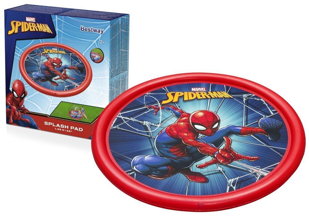 Puhallettava allasmatto suihkulähteellä "Spiderman" hinta ja tiedot | Puhallettavat vesilelut ja uima-asusteet | hobbyhall.fi