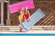Puhallettava uimapatja 183 x 76 cm, harmaa hinta ja tiedot | Puhallettavat vesilelut ja uima-asusteet | hobbyhall.fi