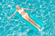 Puhallettava uimapatja 183 x 76 cm, sininen hinta ja tiedot | Puhallettavat vesilelut ja uima-asusteet | hobbyhall.fi