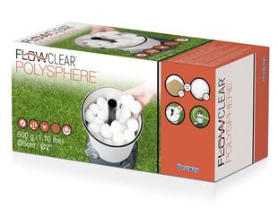 Suodatinpallot hiekkapumppuun Bestway Flowclear Polysphere, 500 g hinta ja tiedot | Uima-altaan puhdistustuotteet | hobbyhall.fi