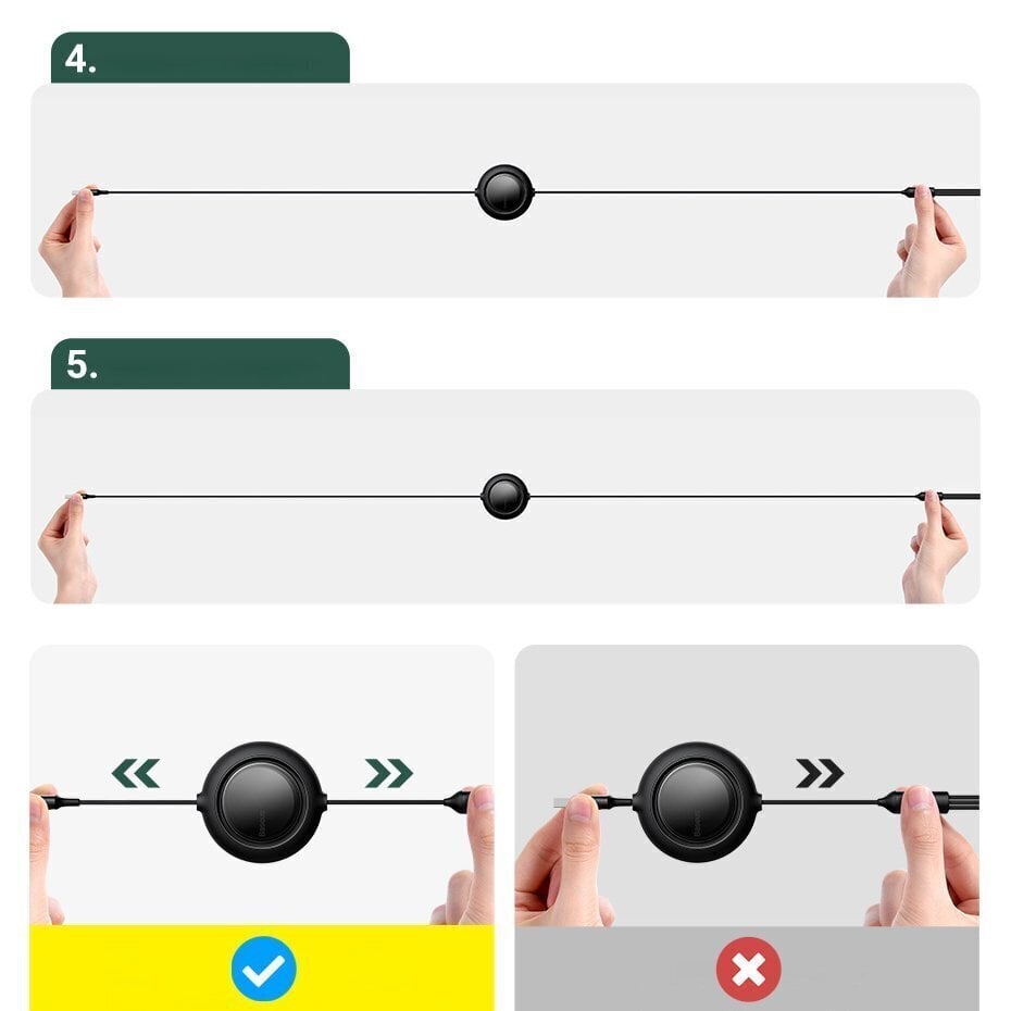 Baseus, USB - micro USB / USB Typ C / Lightning hinta ja tiedot | Puhelinkaapelit | hobbyhall.fi