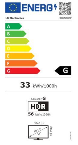 LCD-näyttö|LG|32UN880P-B|31,5"|4K|Paneeli IPS|3840x2160|16:9|60Hz|5ms|Kaiuttimet|Kääntyvä|Säädettävä korkeus| hinta ja tiedot | Näytöt | hobbyhall.fi