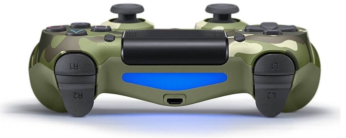 Games World PS4 Doubleshock 4 V2 Wireless Gamepad/Controller Camouflage Green PS4/PS5/Android/iOS hinta ja tiedot | Ohjaimet ja lisätarvikkeet | hobbyhall.fi