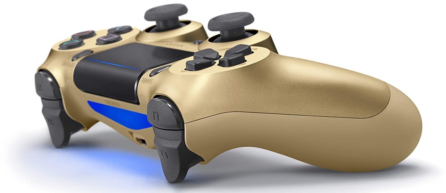 Games World PS4 Doubleshock 4 V2 langaton peliohjain / ohjain, kulta, PS4 / PS5 / Android / iOS hinta ja tiedot | Ohjaimet ja lisätarvikkeet | hobbyhall.fi