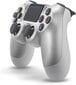 Langaton peliohjain PS4:lle/PS5:lle/Androidille/iOS:lle, PC Games World PS4 Doubleshock 4 V2 Silver hinta ja tiedot | Ohjaimet ja lisätarvikkeet | hobbyhall.fi