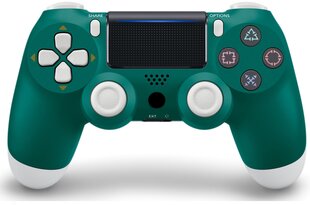 Games World PS4 Doubleshock 4 V2 langaton peliohjain/ohjain, vihreä/valkoinen (Alpin vihreä) PS4/PS5/Android/iOS hinta ja tiedot | Games World Tietokoneet ja pelaaminen | hobbyhall.fi
