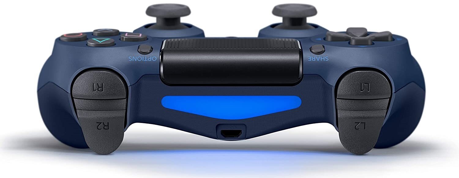 Games World PS4 Doubleshock 4 V2 Wireless Gamepad/Controller Midnight Blue PS4/PS5/Android/iOS hinta ja tiedot | Ohjaimet ja lisätarvikkeet | hobbyhall.fi
