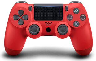 Games World PS4 Doubleshock 4 V2 Wireless Gamepad/Controller Red PS4/PS5/Android/iOS hinta ja tiedot | Games World Tietokoneet ja pelaaminen | hobbyhall.fi