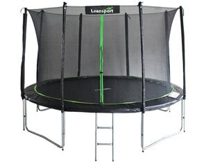 Trampoliini Lean Sport 426 cm, musta hinta ja tiedot | LeanSport Urheilu ja vapaa-aika | hobbyhall.fi