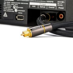 Wozinsky digitaalinen optinen audiokuitukaapeli Toslink SPDIF WOPT-30, 3 m hinta ja tiedot | Wozinsky Puhelimet, älylaitteet ja kamerat | hobbyhall.fi