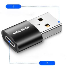 Joyroom S-H152 USB-A - USB-C sovitin, 2 kpl hinta ja tiedot | Puhelinkaapelit | hobbyhall.fi