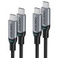 Choetech USB Type C - USB Type C latausdatakaapeli Virtalähde 100W 5A 1,8m musta (MIX00073) hinta ja tiedot | Puhelinkaapelit | hobbyhall.fi