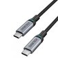 Choetech USB Type C - USB Type C latausdatakaapeli Virtalähde 100W 5A 1,8m musta (MIX00073) hinta ja tiedot | Puhelinkaapelit | hobbyhall.fi
