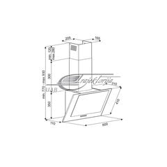 Ciarko NTI 60 Bi hinta ja tiedot | Liesituulettimet | hobbyhall.fi