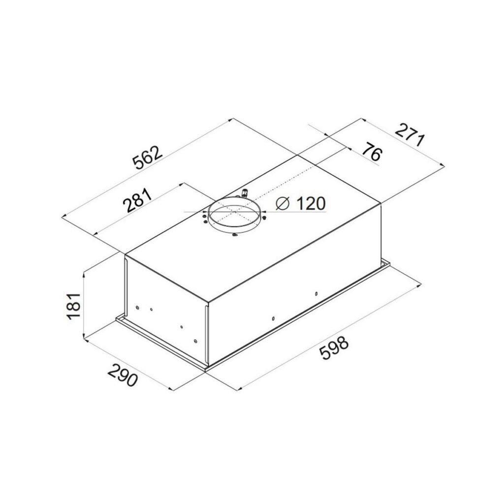 Ciarko SL-BOX 60 hinta ja tiedot | Liesituulettimet | hobbyhall.fi