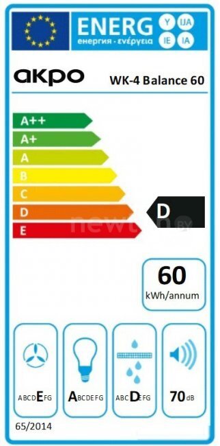 Akpo WK-4 Balance 60 hinta ja tiedot | Liesituulettimet | hobbyhall.fi