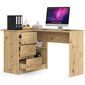 Akord B16 124 työpöytä, ruskea hinta ja tiedot | Tietokonepöydät ja työpöydät | hobbyhall.fi