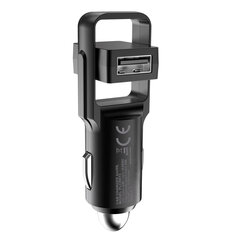 Paltinet PLCRRT2 autolaturi 2 x USB, 4.8A pyörivällä liitännällä, musta hinta ja tiedot | Platinet Puhelimet, älylaitteet ja kamerat | hobbyhall.fi