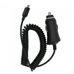 Laturi HQ Premium Car charger 1A + micro USB kaapeli, musta hinta ja tiedot | Puhelimen laturit | hobbyhall.fi