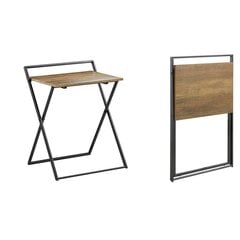 SoBuy FWT88-F työpöytä, ruskea/musta hinta ja tiedot | Tietokonepöydät ja työpöydät | hobbyhall.fi