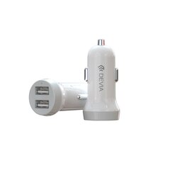 Autolaturi Devia Smart series Lightning, 2xUSB, 5V3.1A hinta ja tiedot | Puhelimen laturit | hobbyhall.fi