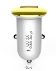 Devia Mushroom sarjan autolaturi QC USB 3.0, 18W hinta ja tiedot | Puhelimen laturit | hobbyhall.fi