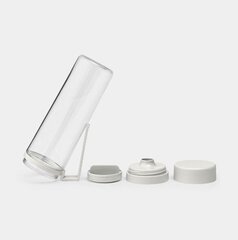 Make & Take Vesipullo siivilällä - Light Grey hinta ja tiedot | Brabantia Urheilu ja vapaa-aika | hobbyhall.fi