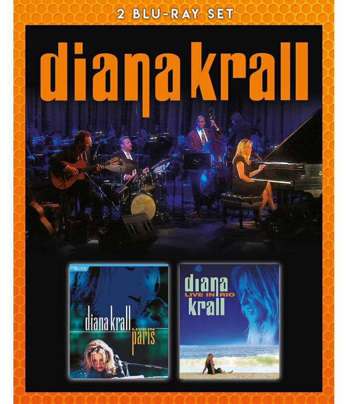 2 BLU-RAY DISC DIANA KRALL Live In Paris 2001 / Live In Rio 2008 Blu-Ray disc hinta ja tiedot | Vinyylilevyt, CD-levyt, DVD-levyt | hobbyhall.fi