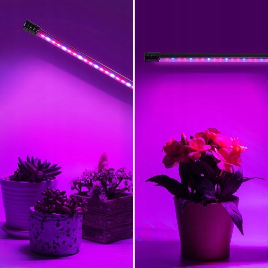 4x LED-kasvivalaisin setti kasvattamiseen, 150 cm jalustalla ja ajastimella hinta ja tiedot | Sisäpuutarhat ja kasvilamput | hobbyhall.fi