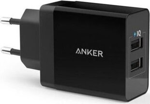 Anker laturi- 24W 2-porttinen USB hinta ja tiedot | Anker Puhelimet, älylaitteet ja kamerat | hobbyhall.fi