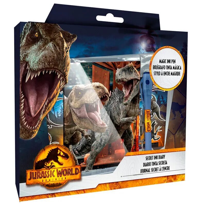 Jurassic World -päiväkirja + taikakynä hinta ja tiedot | Vihkot, muistikirjat ja paperit | hobbyhall.fi